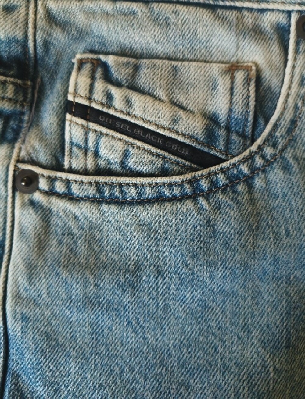 Diesel Patchwork Cropped Jeans - Picture 3 of 9